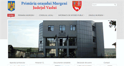 Desktop Screenshot of primaria-murgeni.ro