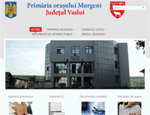 Tablet Screenshot of primaria-murgeni.ro